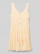 Guess Kleid aus reiner Viskose Modell 'GAUZE' in Sand, Größe 164