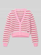 Guess Cardigan mit Knopfleiste in Rosa, Größe 140