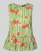 Marc Cain Blusenshirt mit Schößchen in Grass, Größe 34