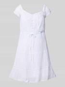 Guess Minikleid mit Square-Neck-Ausschnitt in Weiss, Größe L