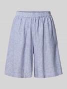 BOSS Orange Shorts aus Leinen-Viskose-Mix mit elastischem Bund in Hell...