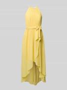 Jake*s Cocktail Cocktailkleid mit Raffungen in GELB, Größe 32
