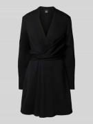 BOSS Minikleid in Wickel-Optik Modell 'Dimkai' in Black, Größe 32