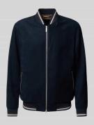 bugatti Blouson mit Zweiwege-Reißverschluss in Marine, Größe 48