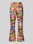 MAC Slim Fit Stoffhose mit verkürztem Schnitt Modell 'Dream Kick' in G...