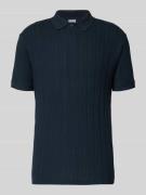 SELECTED HOMME Slim Fit Poloshirt mit Strukturmuster Modell 'JADEN' in...