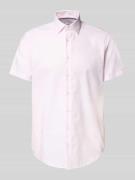 Christian Berg Men Regular Fit Business-Hemd mit Knopfleiste in Hellro...