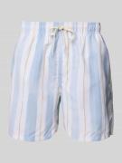 SELECTED HOMME Badehose mit elastischem Bund in Beige, Größe M