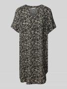 Tom Tailor Oversized Minikleid aus reiner Viskose in Black, Größe 34