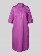 Christian Berg Woman Knielanges Hemdblusenkleid mit verdeckter Knopfle...