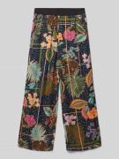 s.Oliver RED LABEL Loose Fit Weite Hose aus reiner Viskose in Marine, ...