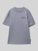 Tom Tailor Oversized T-Shirt aus reiner Baumwolle in Mittelgrau, Größe...