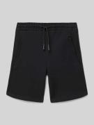 Mango Regular Fit Sweatshorts mit Eingrifftaschen in Black, Größe 116