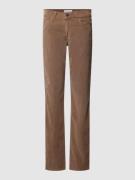 Angels Slim Fit Cordhose mit 5-Pocket-Design Modell 'CICI' in Taupe, G...