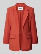 Only Blazer mit 3/4-Arm Modell 'ARIS LIFE' in Rostrot, Größe 40