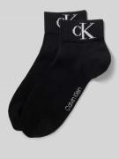 Calvin Klein Jeans Socken mit Label-Print im 2er-Pack in Black, Größe ...