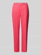 Brax Hose aus Leinen in verkürzter Passform mit elastischem Bund in Pi...