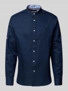 Tommy Hilfiger Regular Fit Freizeithemd aus Baumwoll-Leinen-Mix in Mar...
