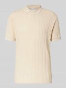 SELECTED HOMME Slim Fit Poloshirt mit Strukturmuster Modell 'JADEN' in...