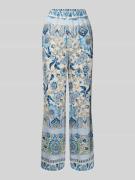 FREE/QUENT Stoffhose mit elastischem Bund Modell 'Lisa' in Hellblau, G...