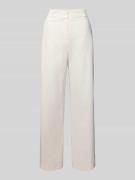 Jake*s Collection Straight Leg Stoffhose aus Baumwoll-Mix mit Leinen-A...