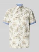 Tom Tailor Regular Fit Freizeithemd aus reiner Baumwolle in Offwhite, ...