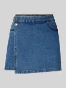 Tom Tailor Denim Regular Fit Jeans Skorts in Wickeloptik in Blau, Größ...