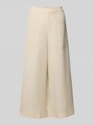 Marc O'Polo Wide Leg Culotte aus Lyocell-Leinen-Mix in Sand, Größe 34