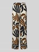 Mango Straight Leg Stoffhose mit Eingrifftaschen Modell 'KARINA' in Of...