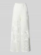OH APRIL Hose aus Häkelspitze mit elastischem Bund in Offwhite, Größe ...
