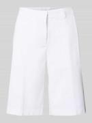 Cambio Wide Leg Shorts mit Bügelfalten Modell 'STELLA BERM' in Offwhit...