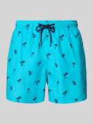 MCNEAL Badehose mit elastischem Bund in Tuerkis, Größe XXL
