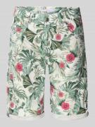 Angels Regular Fit Bermudas im 5-Pocket-Design in Schilf, Größe 36