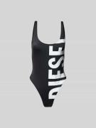Diesel Badeanzüge mit Label-Print in Black, Größe L