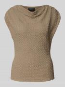 s.Oliver BLACK LABEL Relaxed Fit Blusenshirt mit Strukturmuster in Tau...