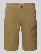 PME Legend Slim Fit Cargoshorts mit Label-Print Modell 'NORDROP' in Sa...