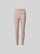 VARLEY Leggings mit elastischem Bund in Beige, Größe L
