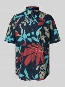 Lerros Regular Fit Freizeithemd aus Baumwoll-Leinen-Mix in Dunkelblau,...