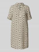 Tom Tailor Figurumspielendes Minikleid aus Leinen-Mix in Beige, Größe ...