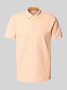 Tom Tailor Regular Fit Poloshirt aus Baumwoll-Mix in Orange, Größe L