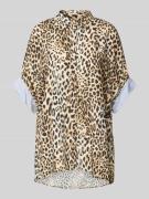 Emily Van den Bergh Hemdbluse in Überlänge in Hellbraun, Größe S/M