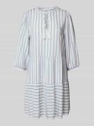 Only Oversized Tunikakleid mit Volants Modell 'KAYA' in Bleu, Größe M