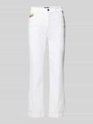 Marc Cain Straight Fit Jeans im 5-Pocket-Design mit Label-Detail in We...