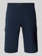 s.Oliver BLACK LABEL Relaxed Fit Cargo-Bermudas aus Baumwoll-Elasthan-...
