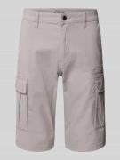 s.Oliver BLACK LABEL Relaxed Fit Cargo-Bermudas aus Baumwoll-Elasthan-...