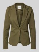 ICHI Slim Fit Blazer mit Paspeltaschen Modell 'KATE' in Oliv, Größe XS
