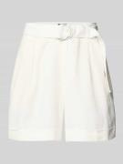 Polo Ralph Lauren Bermudas aus Leinen mit Gürtel in Weiss, Größe 40