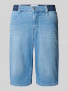 Angels Regular Fit Bermudas mit elastischem Bund Modell 'SPORTY' in Bl...