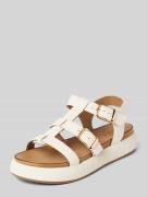 INUOVO Sandalette mit Dornschließen in Offwhite, Größe 40