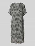 Smith and Soul Midikleid mit V-Ausschnitt in Black, Größe S